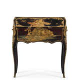A LOUIS XV STYLE GILT-METAL-MOUNTED AND 'JAPANNED' BUREAU EN PENTE - photo 2