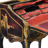 A LOUIS XV STYLE GILT-METAL-MOUNTED AND 'JAPANNED' BUREAU EN PENTE - photo 7