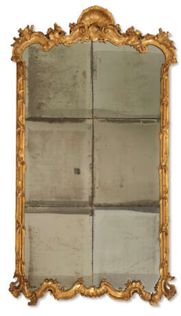 A NORTH ITALIAN GILTWOOD MIRROR - фото 1