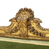 A FRENCH GILTWOOD AND GRAY-PAINTED CANAPE - фото 3