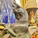 Dynamic Animal Sculpture of Goats in Bronze 20th Century Bronce Empire 20th century - photo 9