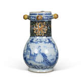 A DUTCH DELFT MIXED TECHNIQUE PUZZLE JUG - Foto 2