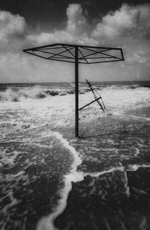 “storm” Photographic paper Film Photo Black & white photo Landscape painting 1977 - photo 1