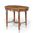 A SILVER-MOUNTED BOIS SATINE AND SYCAMORE TABLE - Now at the auction