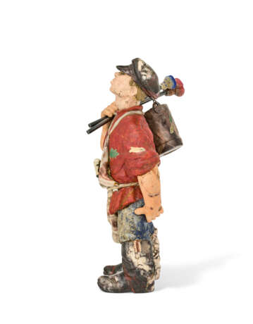 A VERY RARE AND IMPORTANT HARDSTONE MODEL OF A STREET PAINTER - Foto 5 A VERY RARE AND IMPORTANT HARDSTONE MODEL OF A STREET PAINTER - Foto 5