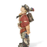 A VERY RARE AND IMPORTANT HARDSTONE MODEL OF A STREET PAINTER - Foto 5
