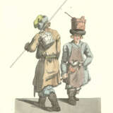 A VERY RARE AND IMPORTANT HARDSTONE MODEL OF A STREET PAINTER - Foto 8