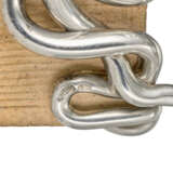 A SILVER-MOUNTED CLAY BRICK MATCH HOLDER - photo 5