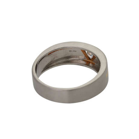 Ring mit 1 Diamant-Trilliant ca. 0,16 ct - Foto 3