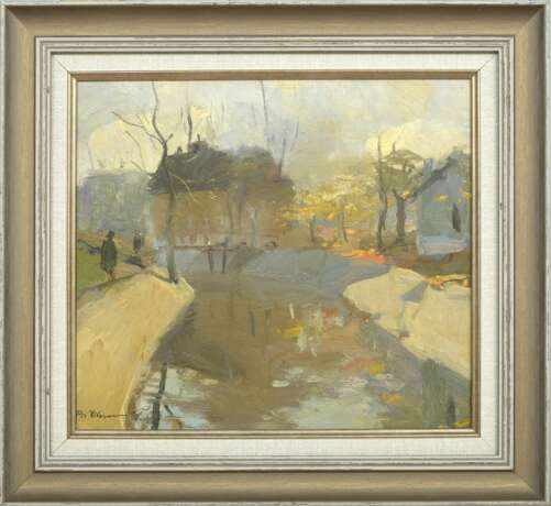 Городской пейзаж Mid-20th century г. - фото 1 Городской пейзаж Mid-20th century г. - фото 1