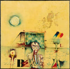 Matko Trebotic. Porträt mit Quadrat