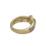 Ring mit Brillant, ca. 0,5 ct, WEISS (H)/VS-SI, - Foto 3