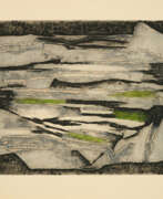 Linolschnitt. Maria Helena Vieira da Silva. Bretagne Linolschnitt. Maria Helena Vieira da Silva. Bretagne