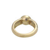 Ring mit Brillant, ca. 0,5 ct, WEISS (H)/VS-SI, - Foto 4