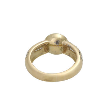 Ring mit Brillant, ca. 0,5 ct, WEISS (H)/VS-SI, - Foto 4