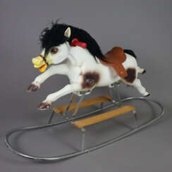 Schaukelpferd - Italien, Mitte 20. Jh., Kunststoff…