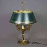 Große Bouillotte-Lampe mit Schwanenarmen im Empire… - Foto 1