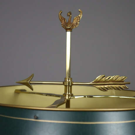 Große Bouillotte-Lampe mit Schwanenarmen im Empire… - Foto 2