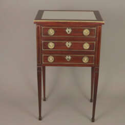 Pfeilerkommode im Louis-XVI-Stil - 19. Jh., Mahago…