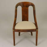 Ein Paar Gondelstühle - 19. Jh., Holz, geschwungen… - Foto 2