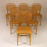 Sechs Thonet Bugholz-Kaffeehausstühle - Modellnr. … - photo 1