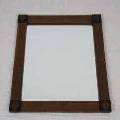 Biedermeierspiegel - 19. Jh., Holzrahmen mit abges…