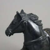 Holzfigur "Pferd" - Holz, geschnitzt, dunkel gebei… - фото 2