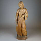 Hl. Joseph - Lindenholz, vollrund geschnitzt, Dars… - photo 1