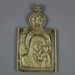 Anhängerikone "Gottesmutter von Kasan" - Russland,…