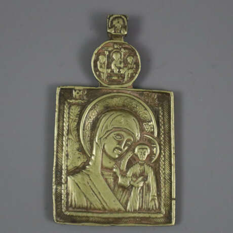 Anhängerikone "Gottesmutter von Kasan" - Russland,… - фото 1 Anhängerikone "Gottesmutter von Kasan" - Russland,… - фото 1