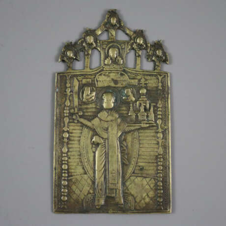 Reiseikone "Nikolaus von Mozhaisk" - Russland, 18.… - фото 1 Reiseikone "Nikolaus von Mozhaisk" - Russland, 18.… - фото 1