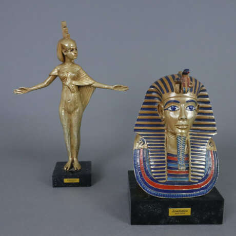 Zwei Museumsrepliken nach altägyptischen Statuen -… - фото 1 Zwei Museumsrepliken nach altägyptischen Statuen -… - фото 1