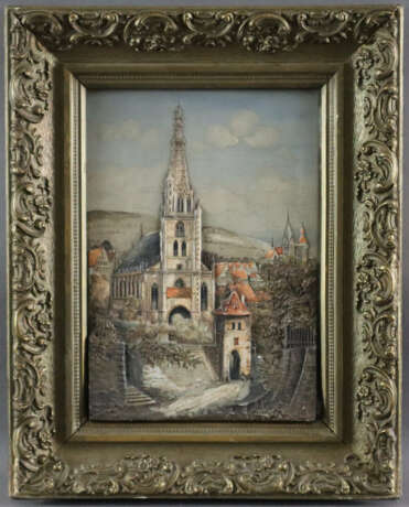 Wandrelief "Esslingen am Neckar" - 20. Jh., Gips, … - фото 1