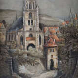 Wandrelief "Esslingen am Neckar" - 20. Jh., Gips, … - фото 2