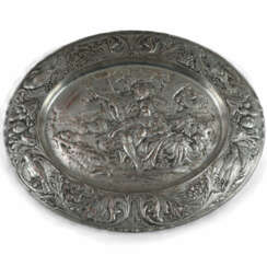 Großes Wandrelief mit Schäferszene - 19. Jh., Kupf…