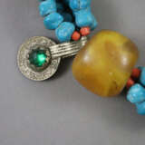 Berber-Halskette - teils mehrreihig gearbeitetes C… - фото 2