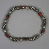 Antike Beduinen-Halskette - Silber, 6 facettierte … - photo 1