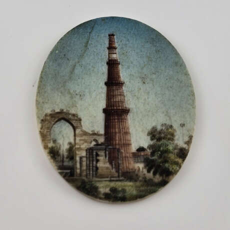 Sehr kleine Miniaturmalerei -19.Jh.- Indien, Mogul… - photo 1 Sehr kleine Miniaturmalerei -19.Jh.- Indien, Mogul… - photo 1