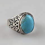 Herrenring - 925er Silber, gestempelt, breite durc… - photo 1