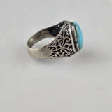 Herrenring - 925er Silber, gestempelt, breite durc… - photo 2