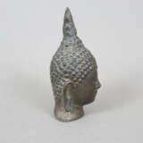 Kleiner Buddhakopf - Thailand, Bronze, dunkelbraun… - photo 2