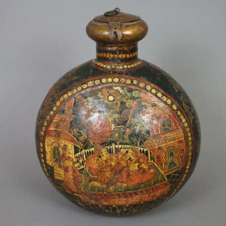 Große Wasserflasche - Indien, Rajasthan (?), um 19… - фото 1