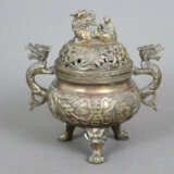Weihrauchbrenner - China, Metall bronziert, kugeli… - фото 1