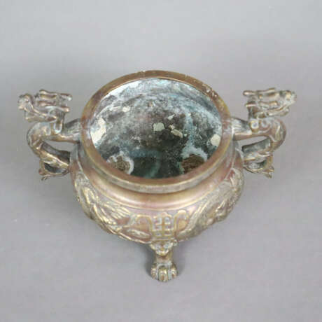 Weihrauchbrenner - China, Metall bronziert, kugeli… - фото 2 Weihrauchbrenner - China, Metall bronziert, kugeli… - фото 2