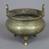 Weihrauchschale - China, Qing-Dynastie, Bronzelegi… - Foto 1