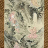 Chinesisches Rollbild - Unsterbliche in gebirgiger… - фото 1