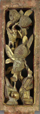 Schnitzerei-Paneel - China, hochrechteckige Holzpa… - Foto 1 Schnitzerei-Paneel - China, hochrechteckige Holzpa… - Foto 1