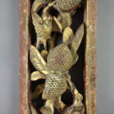 Schnitzerei-Paneel - China, hochrechteckige Holzpa… - Foto 2