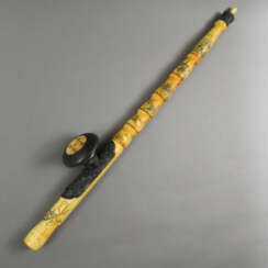 Opiumpfeife - China, Knochen / Holz, gedrechselt, …