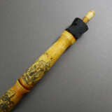 Opiumpfeife - China, Knochen / Holz, gedrechselt, … - Foto 2
